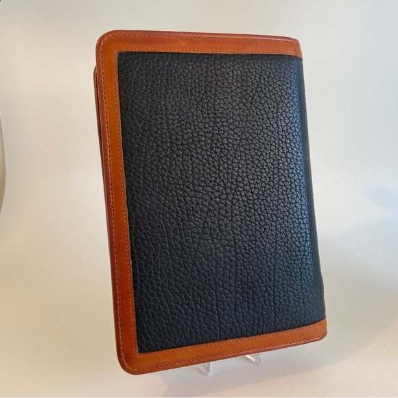 DOONEY & BOURKE AWL Black Leather Zip Around AGENDA Vintage 8 x 5.5 PLANNER - Picture 4 of 9